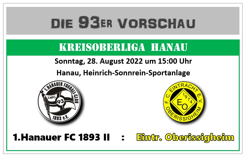93er Plakat Oberissigheim