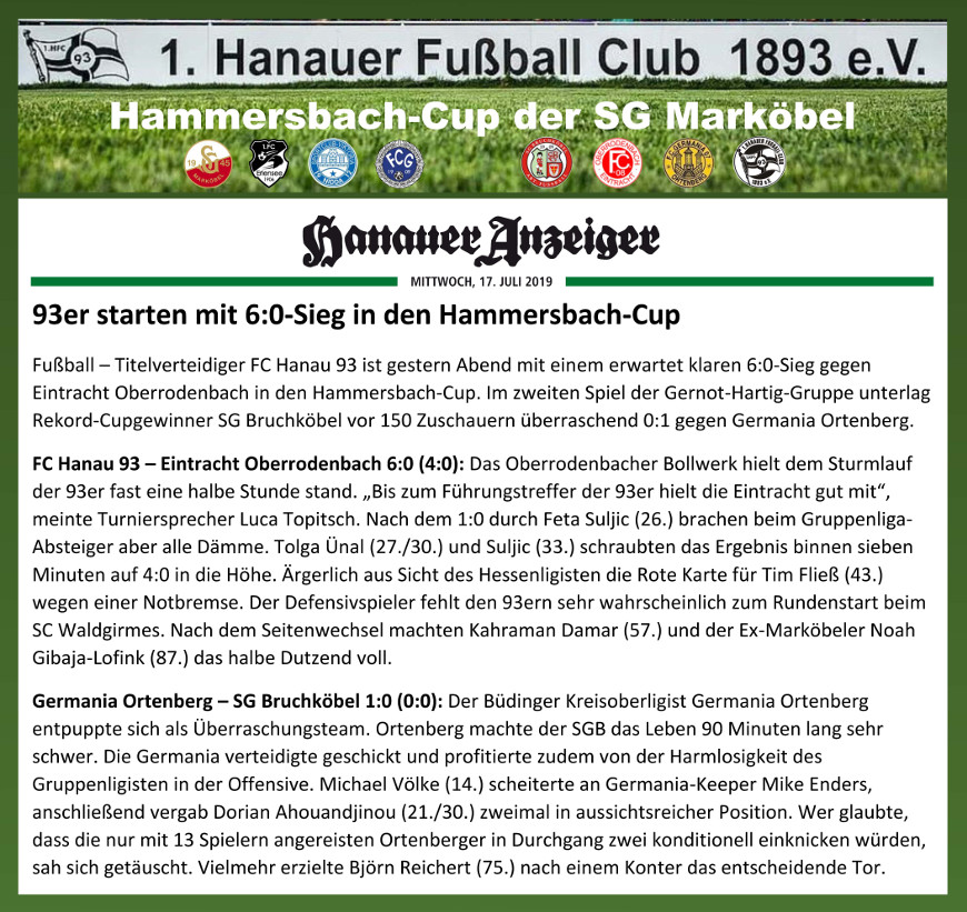 testspiel Hammersbach