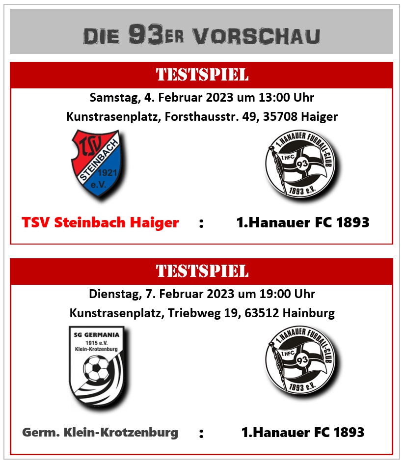 93er Plakat Steinbach + Klein-Krotzenburg